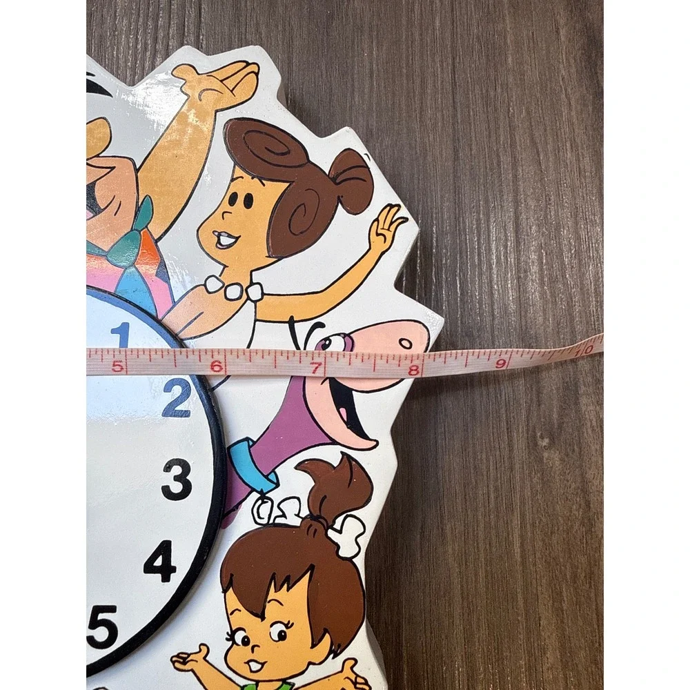 VTG Hanna-Barbera The Flintstones Wall Clock Multicolor 1994 Vintage 90s WORKING